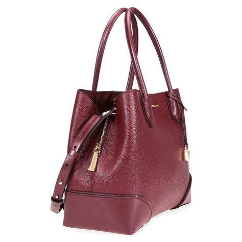 michael kors mercer gallery bordeaux|Mercer Gallery Medium Leather Satchel .